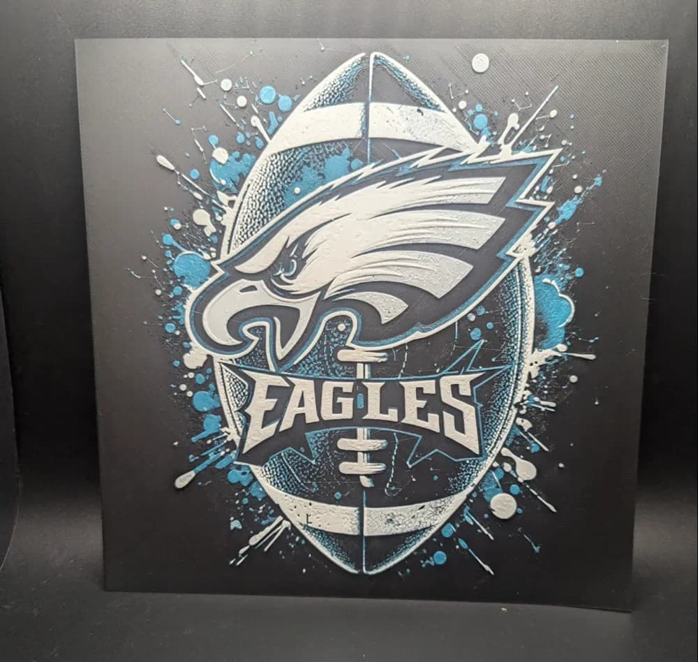 Eagles Hueforge by the_bearded_jedi HueForge model: Eagles Hueforge by the_bearded_jedi