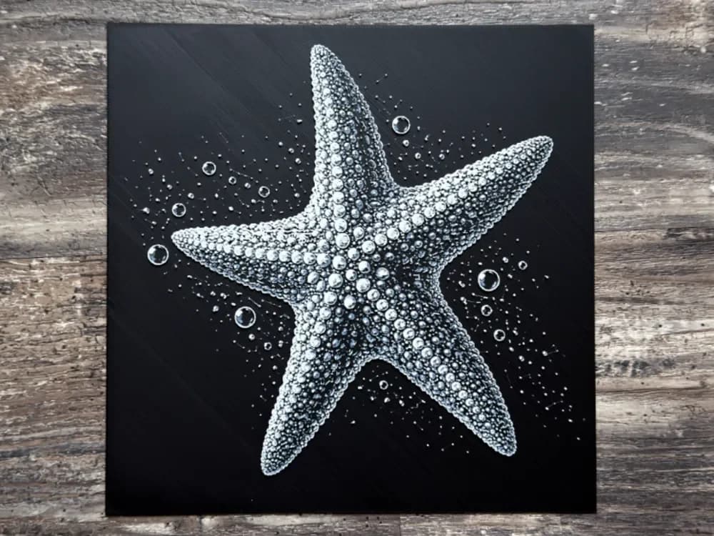 Starfish HueForge Wildlife Series by novy HueForge model: Starfish HueForge Wildlife Series by novy