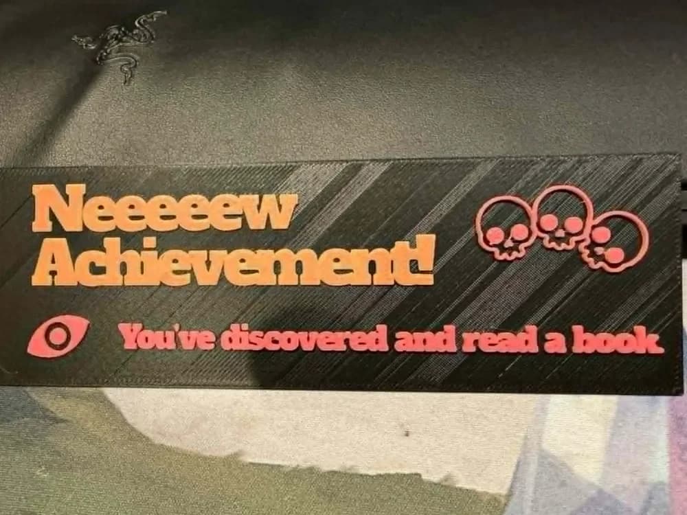 Dungeon Crawler Carl - New Achievement Bookmark Dungeon Crawler Carl - New Achievement Bookmark