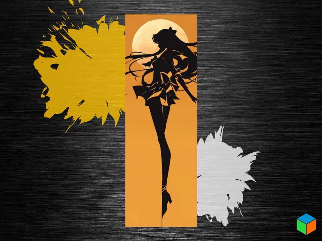 🌙 SAILOR VENUS — HueForge Bookmark Drop! by 3D Prints By Vic HueForge model: 🌙 SAILOR VENUS — HueForge Bookmark Drop! by 3D Prints By Vic