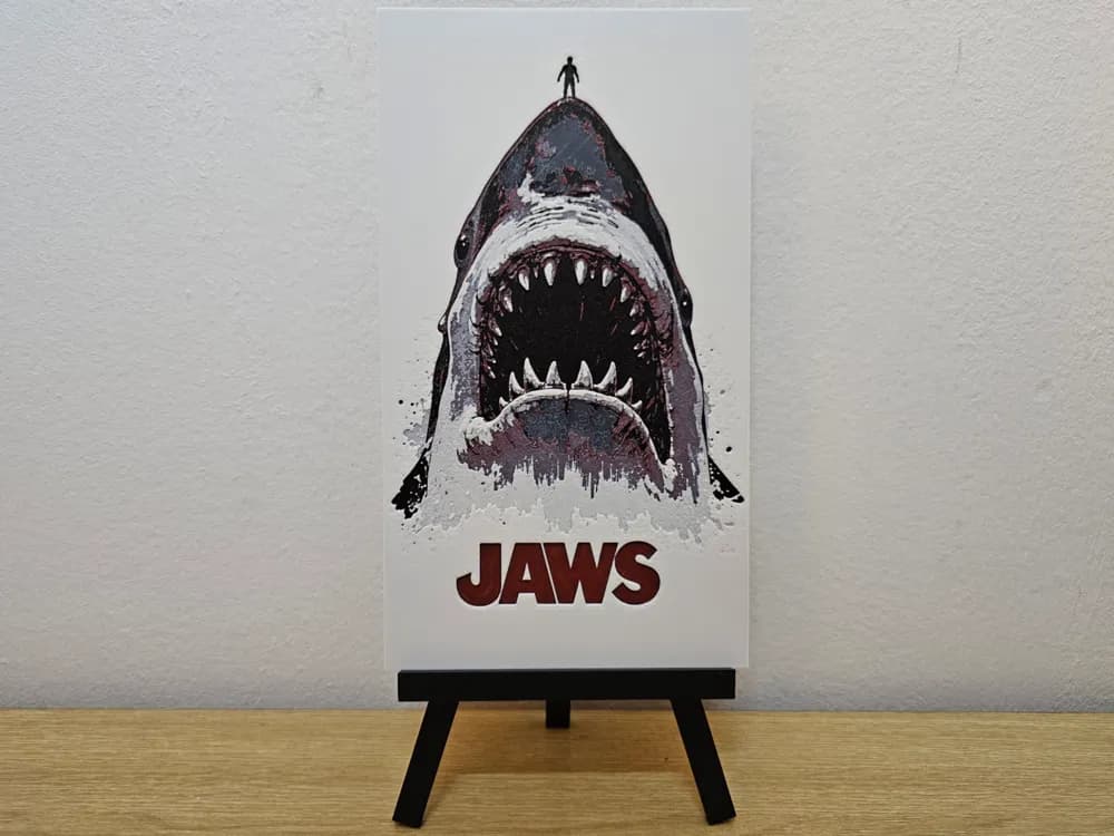 Jaws 1975 Hueforge by Opao HueForge model: Jaws 1975 Hueforge by Opao