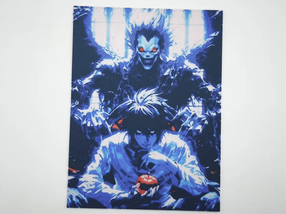 Death note with backlight effect Death note with backlight effect