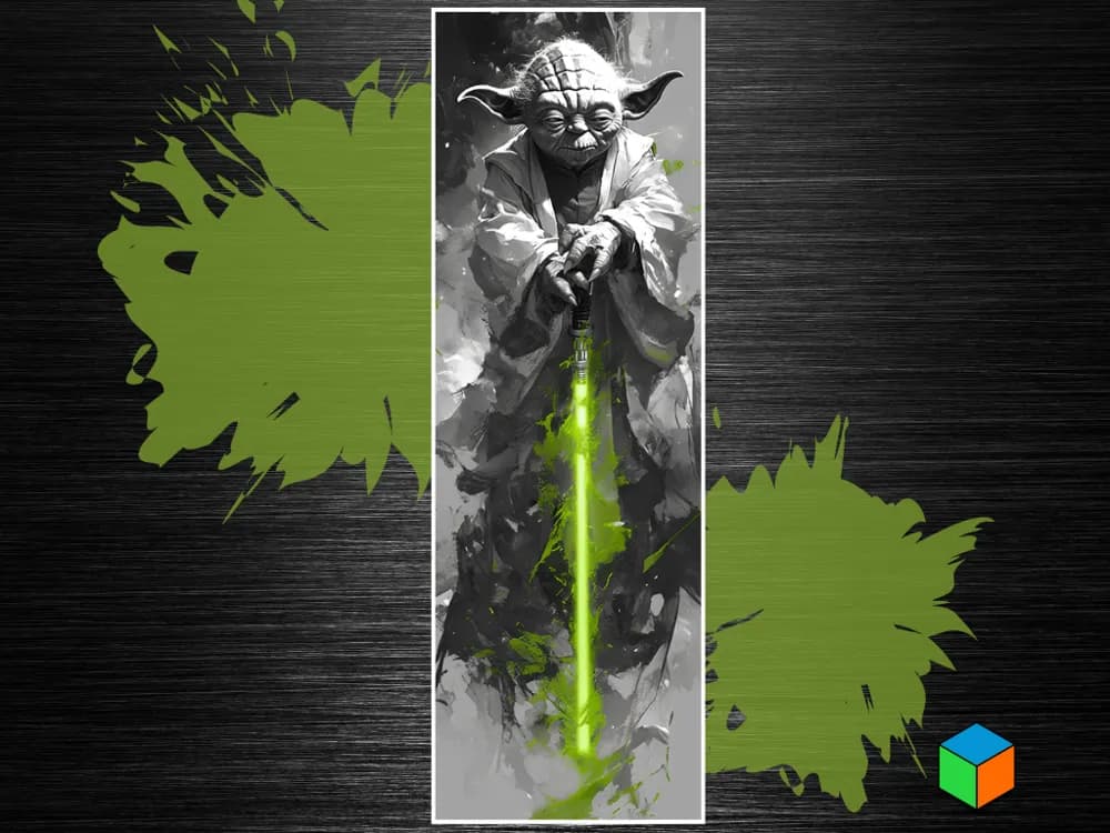 Yoda Hueforge Bookmark by 3D Prints By Vic HueForge model: Yoda Hueforge Bookmark by 3D Prints By Vic