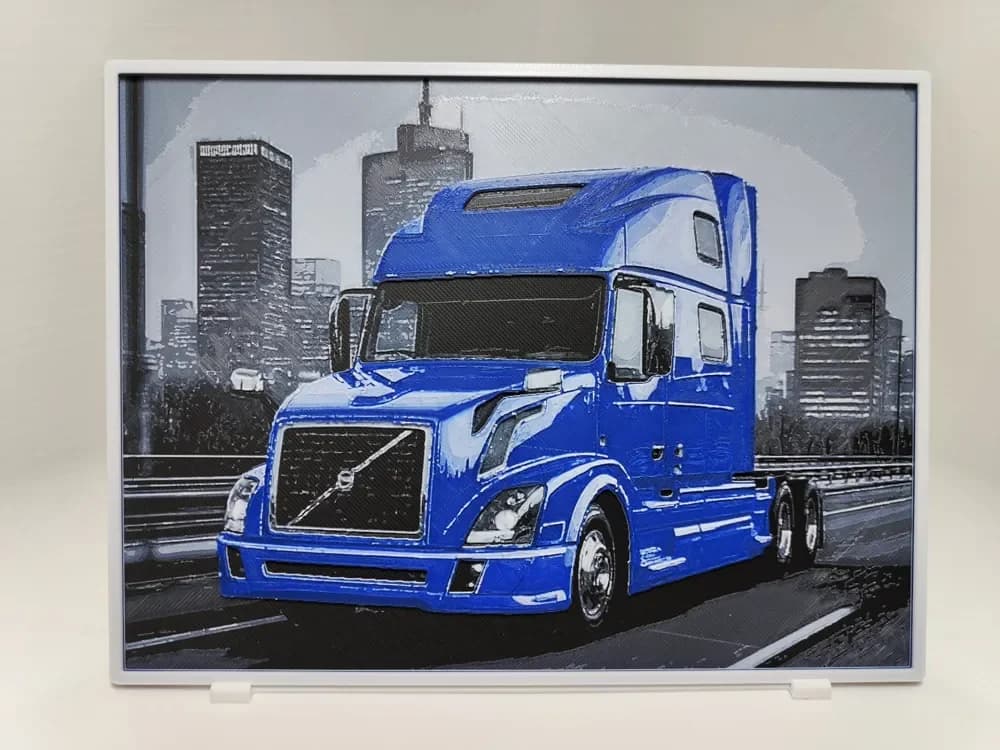 Volvo VNL - Hueforge by BeaN HueForge model: Volvo VNL - Hueforge by BeaN