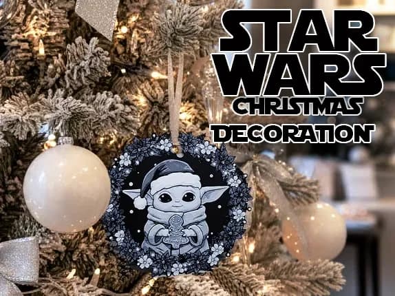 Grogu Star Wars Christmas Decoration Tree Grogu Star Wars Christmas Decoration Tree