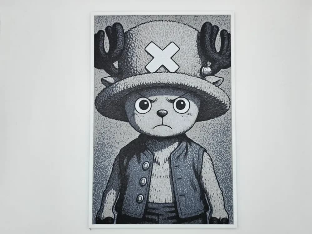 Portait Chopper One piece by Kactus Fpv HueForge model: Portait Chopper One piece by Kactus Fpv