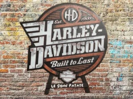 Plaque Harley Davidson Hueforge by leshowpatate HueForge model: Plaque Harley Davidson Hueforge by leshowpatate