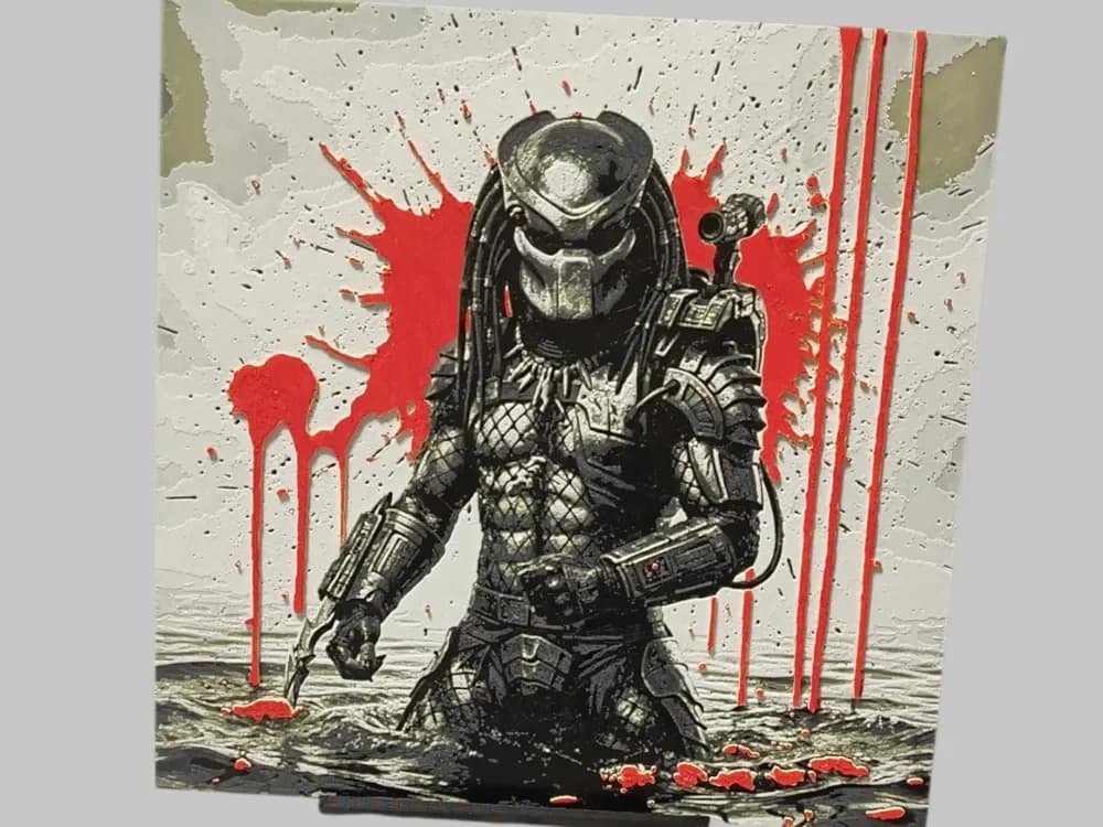 Predator Hueforge by 3DNesy HueForge model: Predator Hueforge by 3DNesy