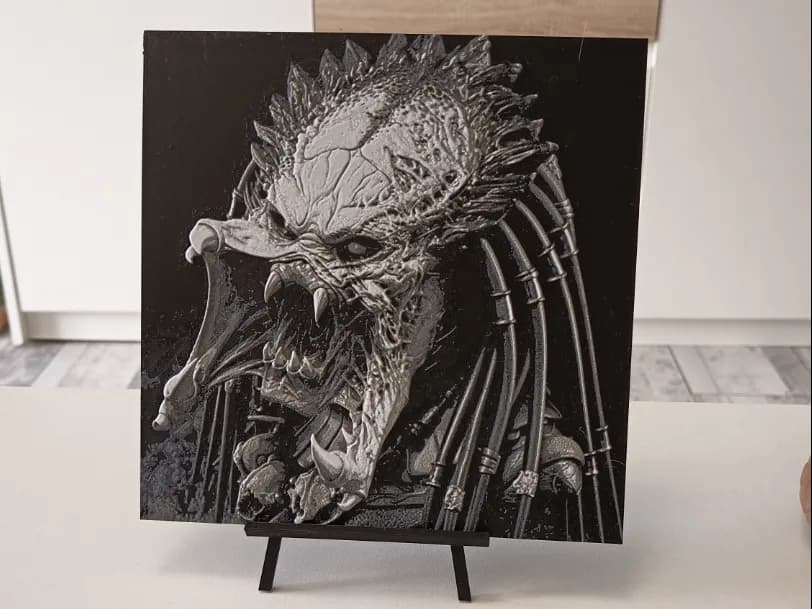 Predator Hueforge by 3DNesy HueForge model: Predator Hueforge by 3DNesy