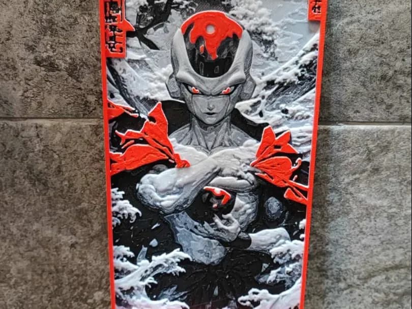 Freeza Japan by Garuda3D HueForge model: Freeza Japan by Garuda3D