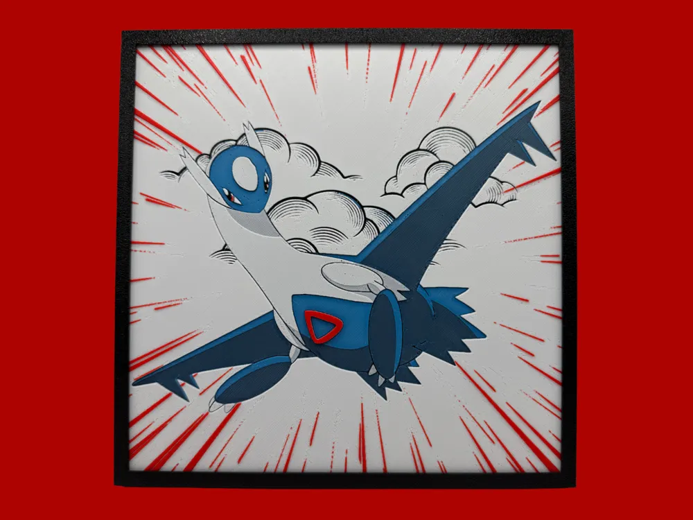 Latios by Canadian Gamer HueForge model: Latios by Canadian Gamer