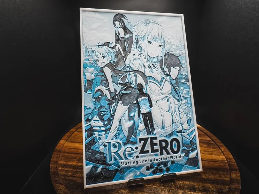 Re:ZERO SLIAW (Series Poster - HueForge) Re:ZERO SLIAW (Series Poster - HueForge)