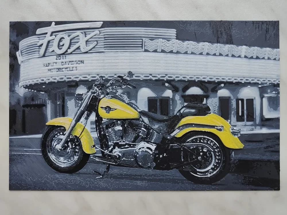 Harley-Davidson - Hueforge by BeaN HueForge model: Harley-Davidson - Hueforge by BeaN