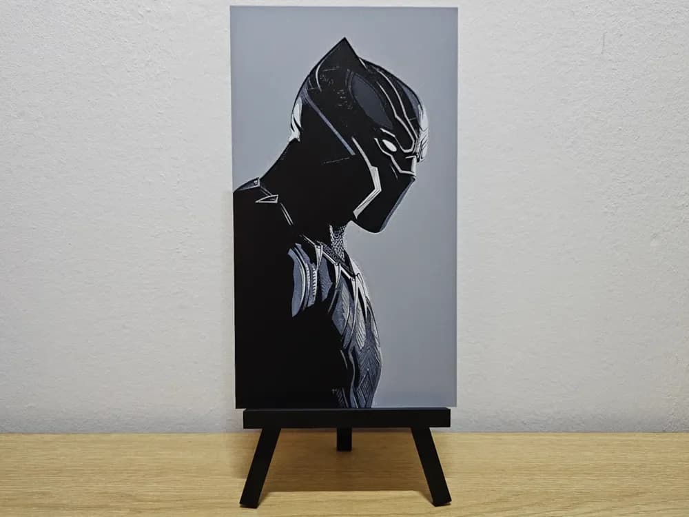 Black Panther Hueforge by Opao HueForge model: Black Panther Hueforge by Opao