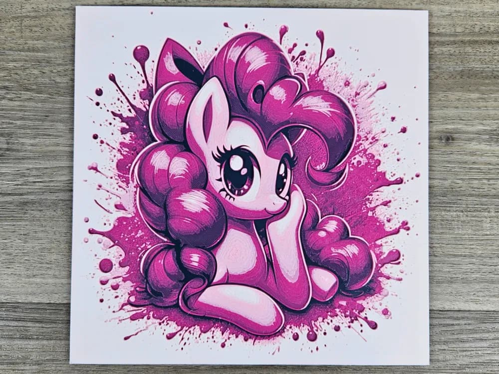 My Little Pony Pinkie Pie by BusyKikiBee HueForge model: My Little Pony Pinkie Pie by BusyKikiBee