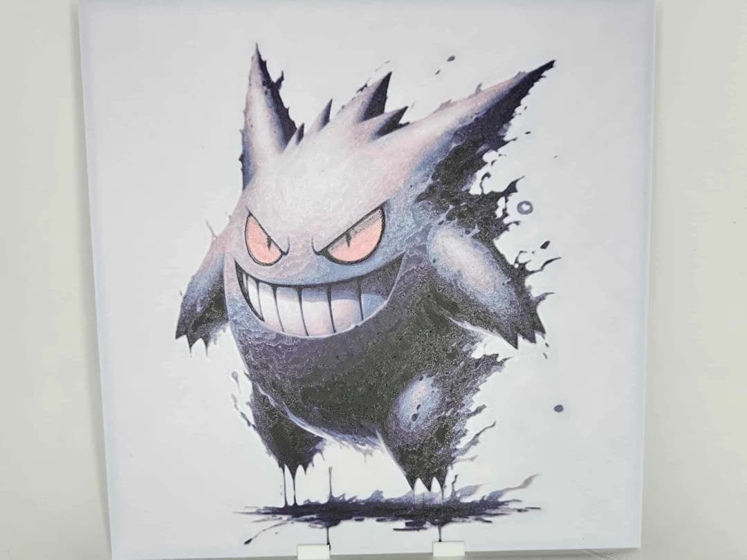 *UPDATED* Graffiti Gengar Hueforge by 3Ree Printing HueForge model: *UPDATED* Graffiti Gengar Hueforge by 3Ree Printing