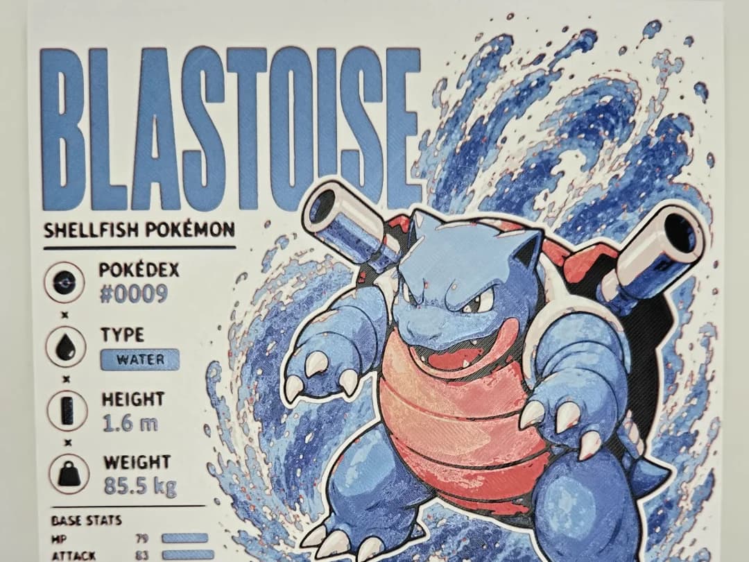 Blastoise Infographic Hueforge Blastoise Infographic Hueforge
