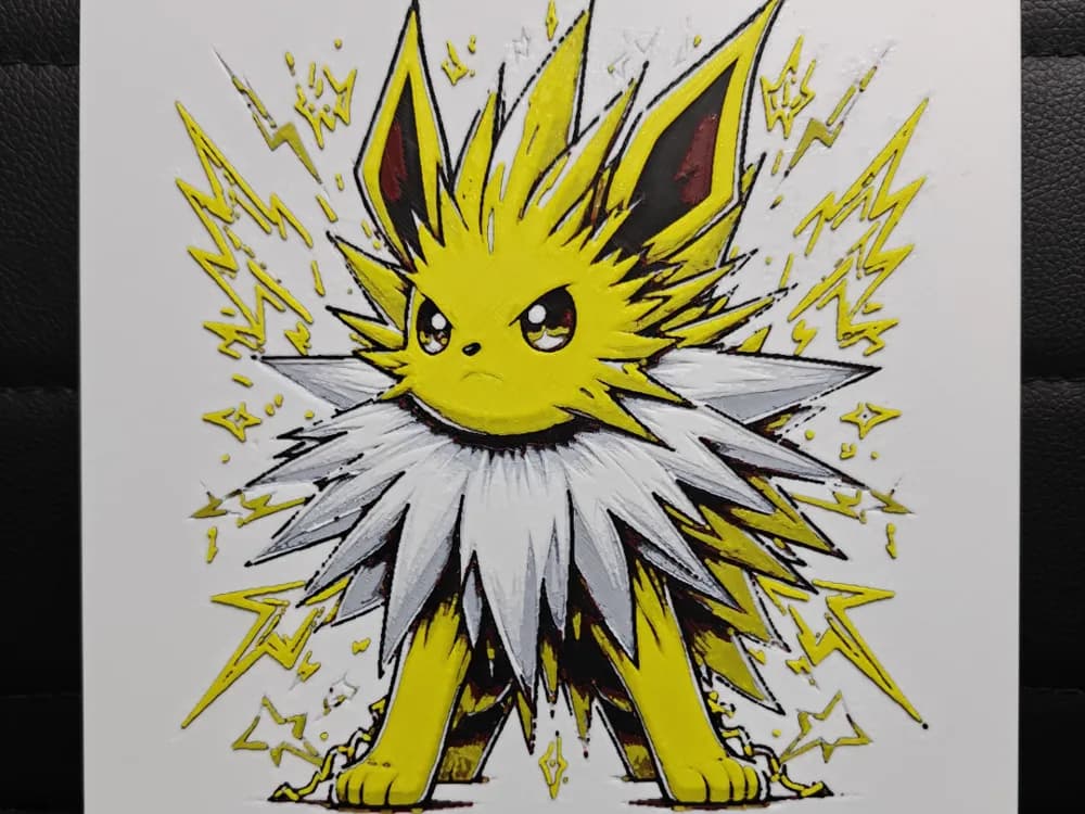 Jolteon by TheHueforgeLady HueForge model: Jolteon by TheHueforgeLady