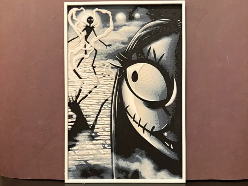 Sally - The Nightmare Before Christmas Hueforge by Estiv HueForge model: Sally - The Nightmare Before Christmas Hueforge by Estiv