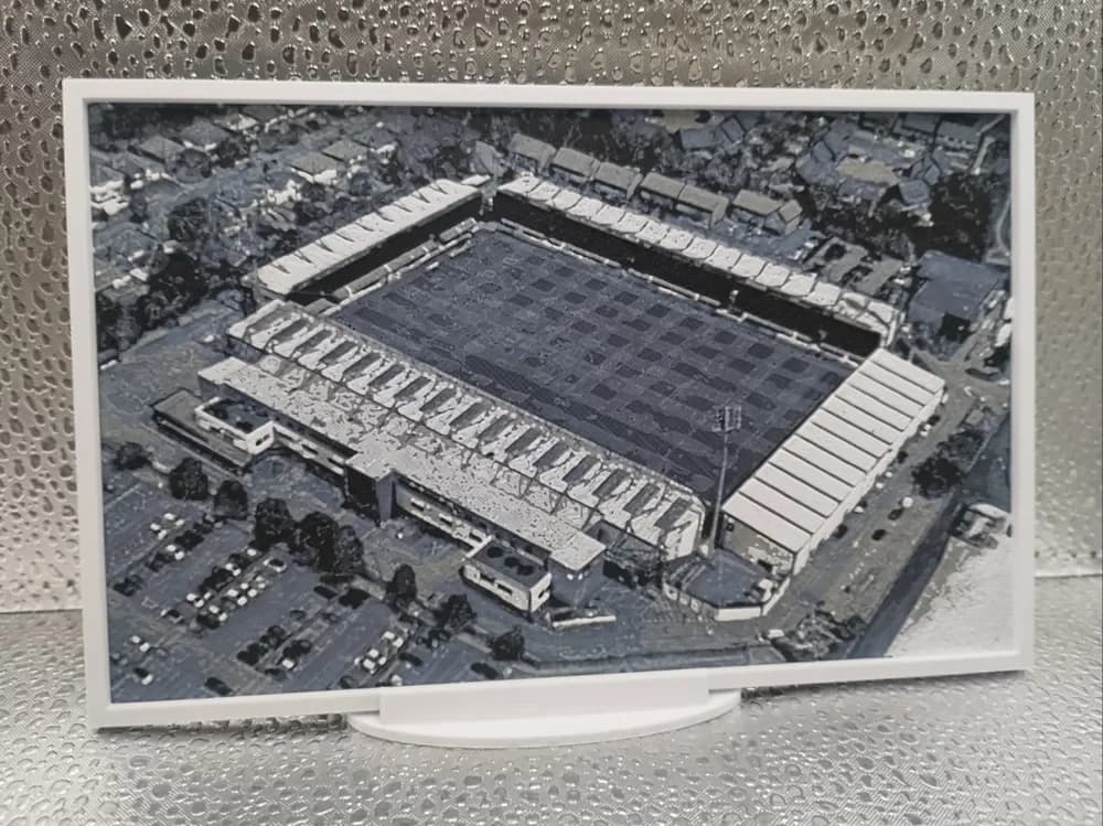 Bournemouth - Vitality Stadium hueforge by Borishotch Industries HueForge model: Bournemouth - Vitality Stadium hueforge by Borishotch Industries