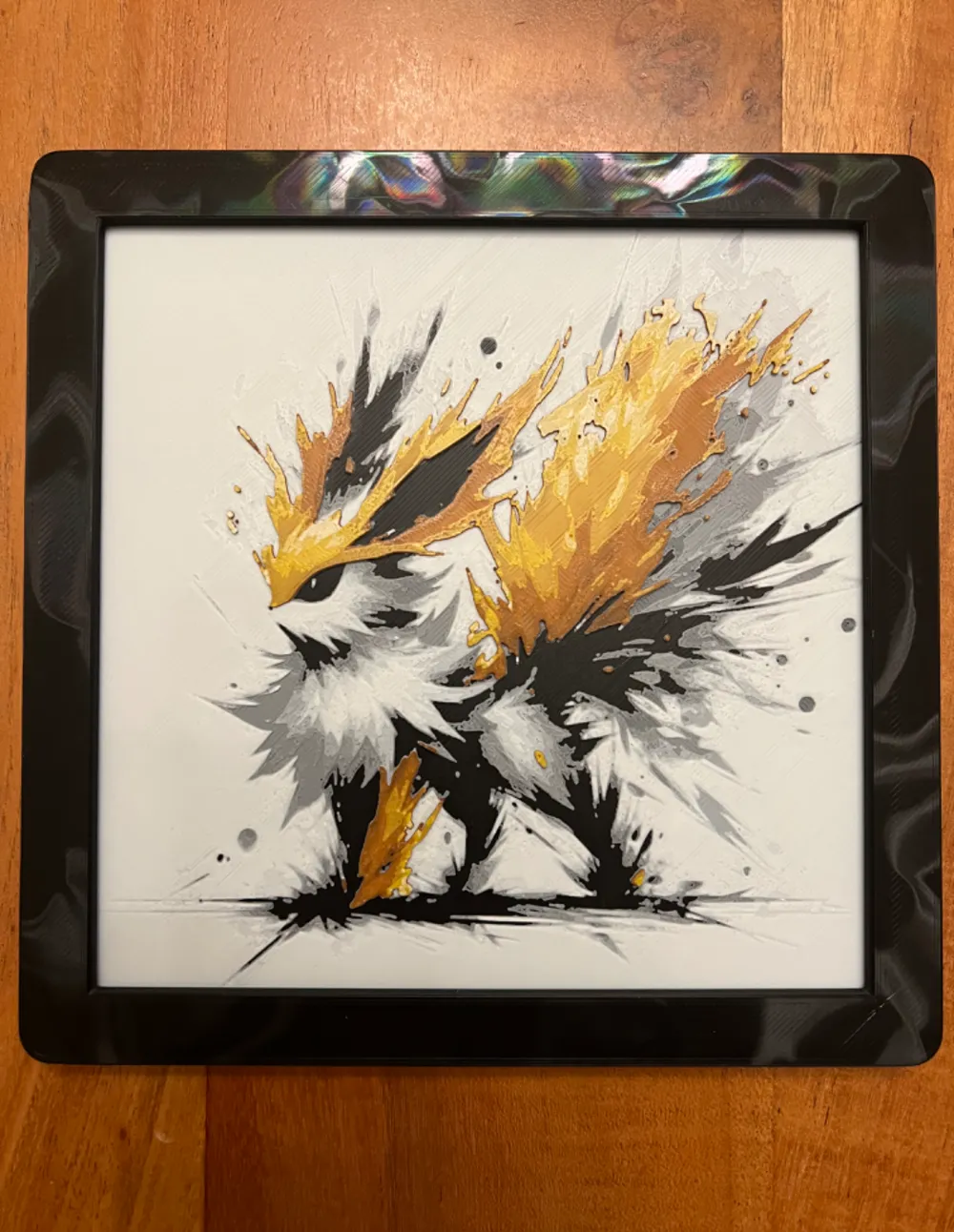 Flareon (6 Color) by JustBe 3D Printing HueForge model: Flareon (6 Color) by JustBe 3D Printing
