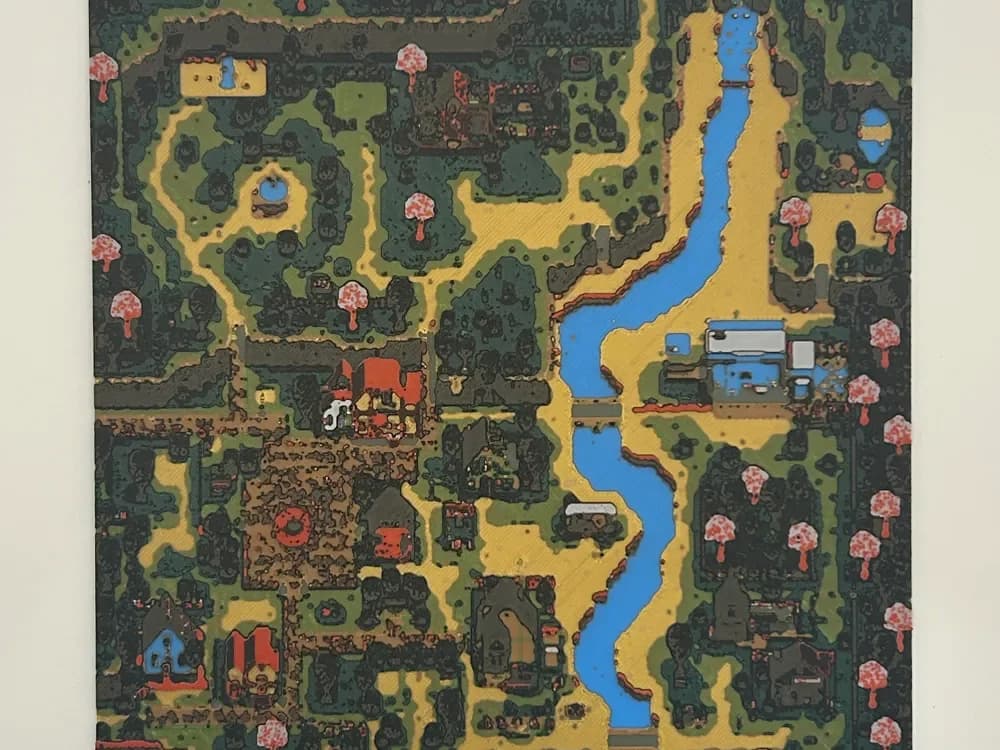 Stardew Valley Pelican Town HueForge Stardew Valley Pelican Town HueForge