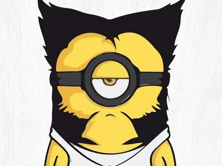Hueforge - Minion Lobezno by Luckyfer HueForge model: Hueforge - Minion Lobezno by Luckyfer