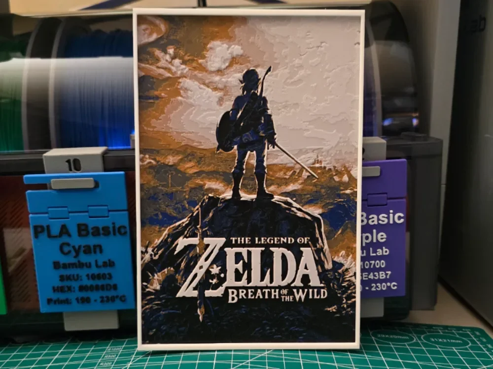 The Legend of Zelda: Breath of the Wild - Hueforge by Lumpy3D HueForge model: The Legend of Zelda: Breath of the Wild - Hueforge by Lumpy3D