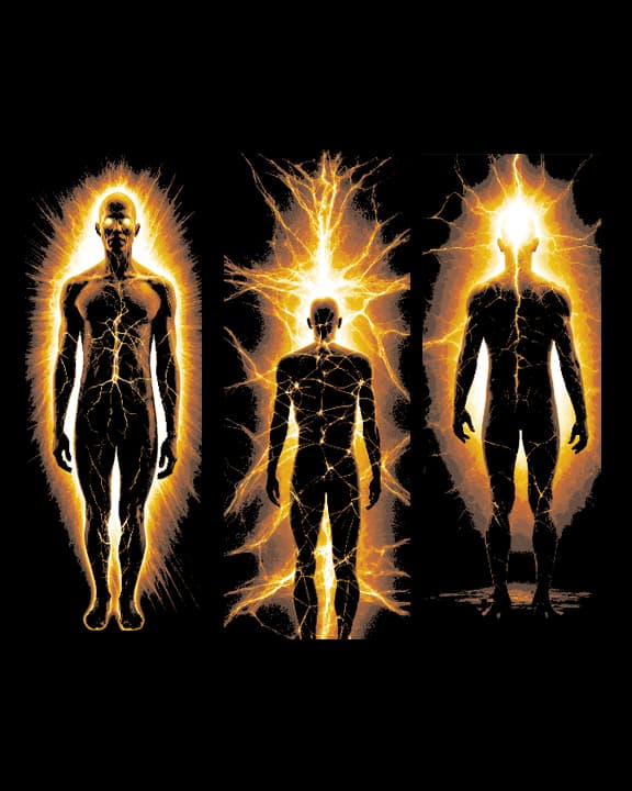 Cosmic energy that courses through the human body giving Power - Set of 3 Bookmarks Cosmic energy that courses through the human body giving Power - Set of 3 Bookmarks