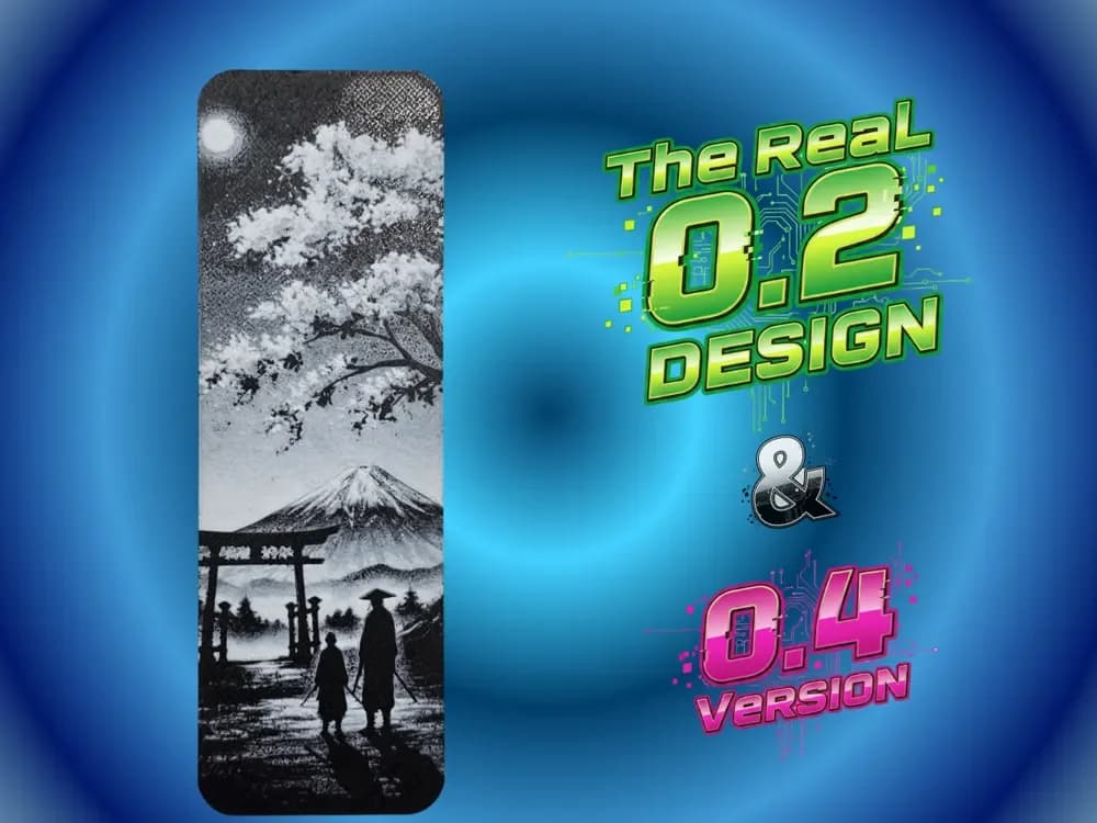 Father and Son Samurai Bookmark by Atrus Design HueForge model: Father and Son Samurai Bookmark by Atrus Design