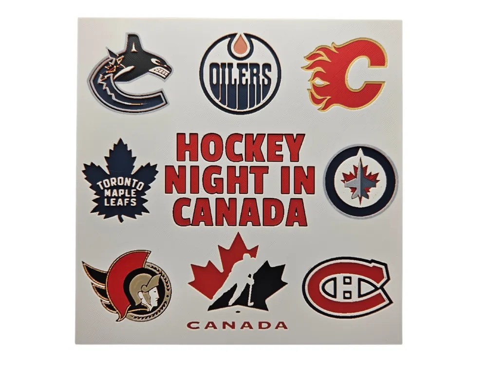 Hockey Night In Canada by BusyKikiBee HueForge model: Hockey Night In Canada by BusyKikiBee