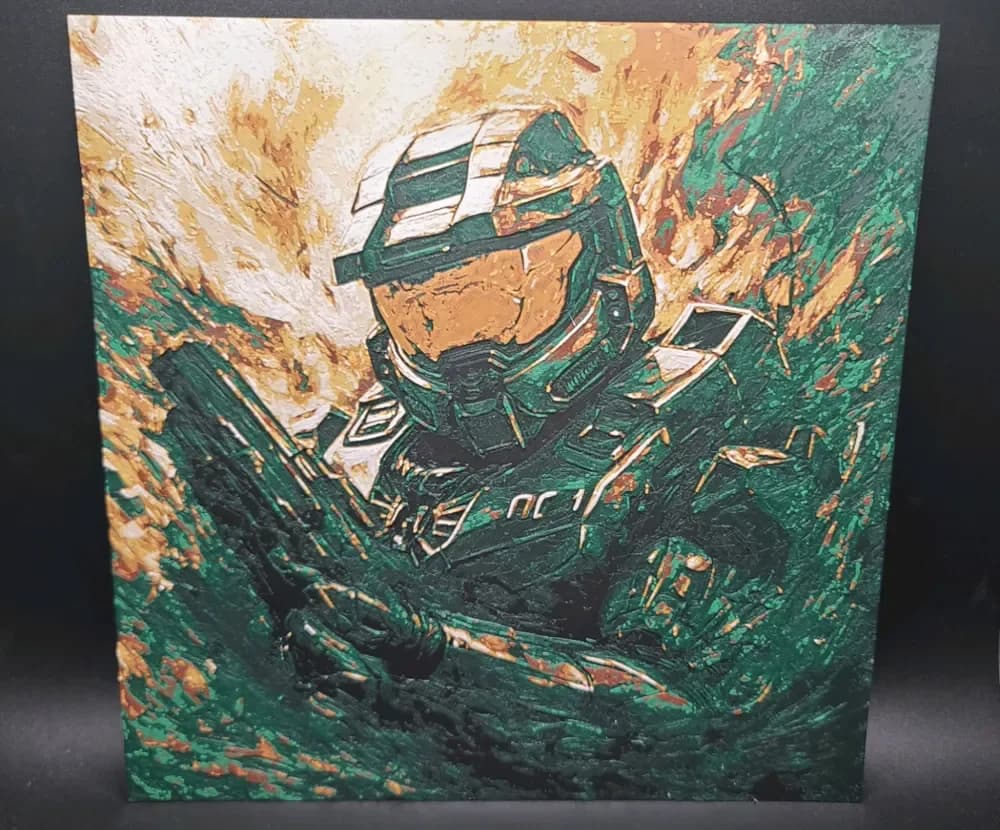 Master Chief Hueforge by the_bearded_jedi HueForge model: Master Chief Hueforge by the_bearded_jedi