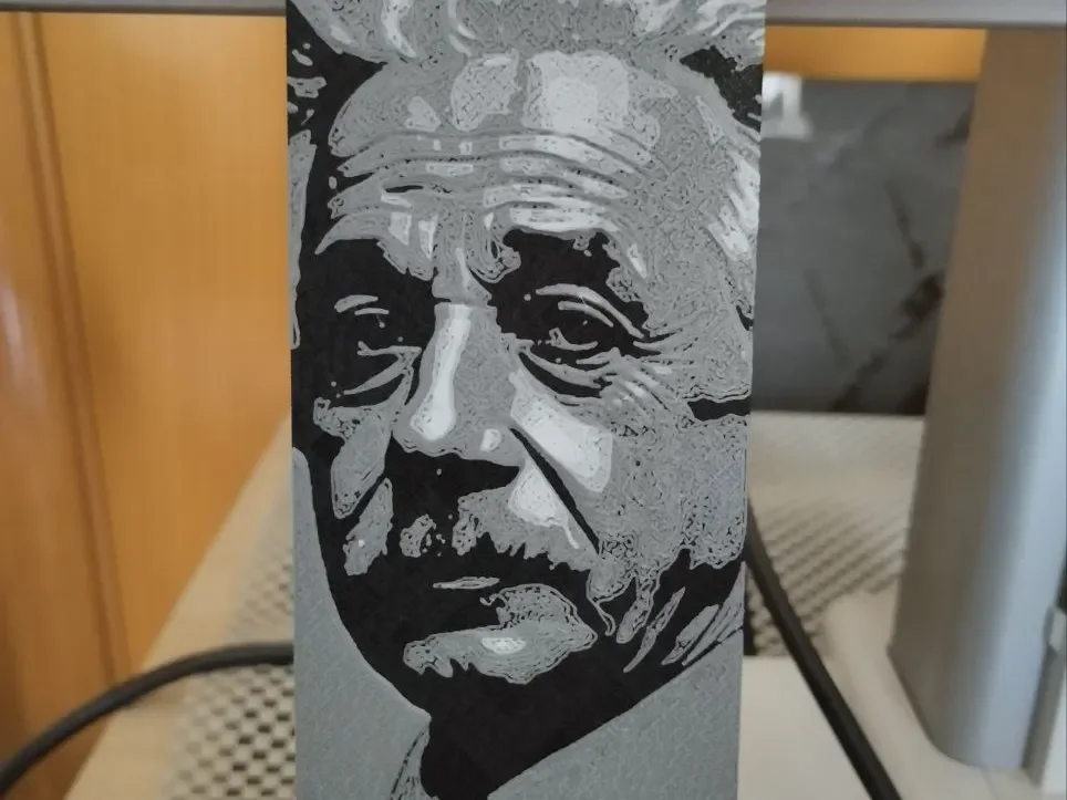 Bookmark Albert Einstein by FYTY112 HueForge model: Bookmark Albert Einstein by FYTY112