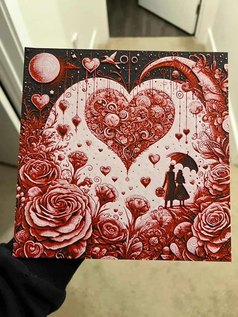 Valentines Hueforge by RP47 Designs HueForge model: Valentines Hueforge by RP47 Designs