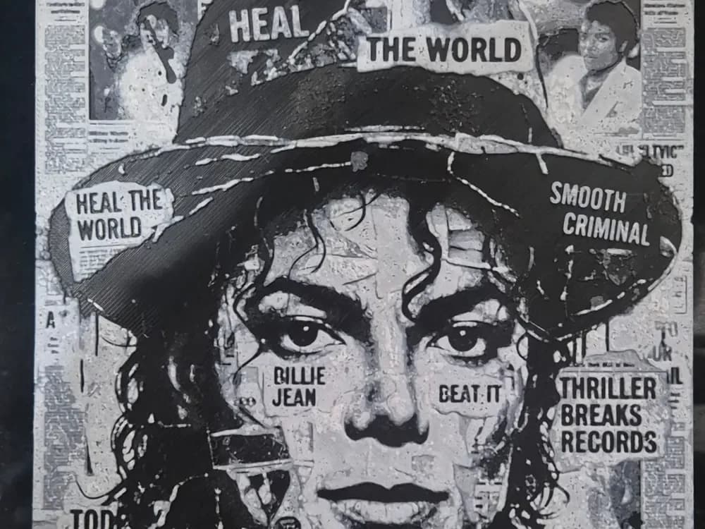 michael jackson newspaper hueforge by Buntsta HueForge model: michael jackson newspaper hueforge by Buntsta