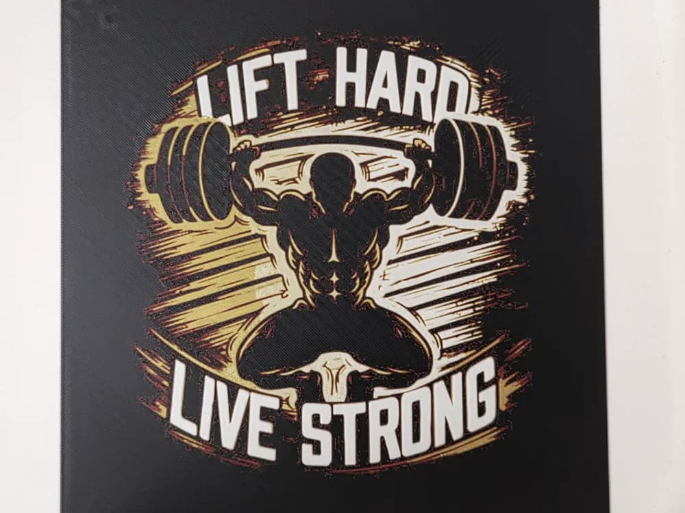 Lift Hard Live Strong Hueforge Lift Hard Live Strong Hueforge