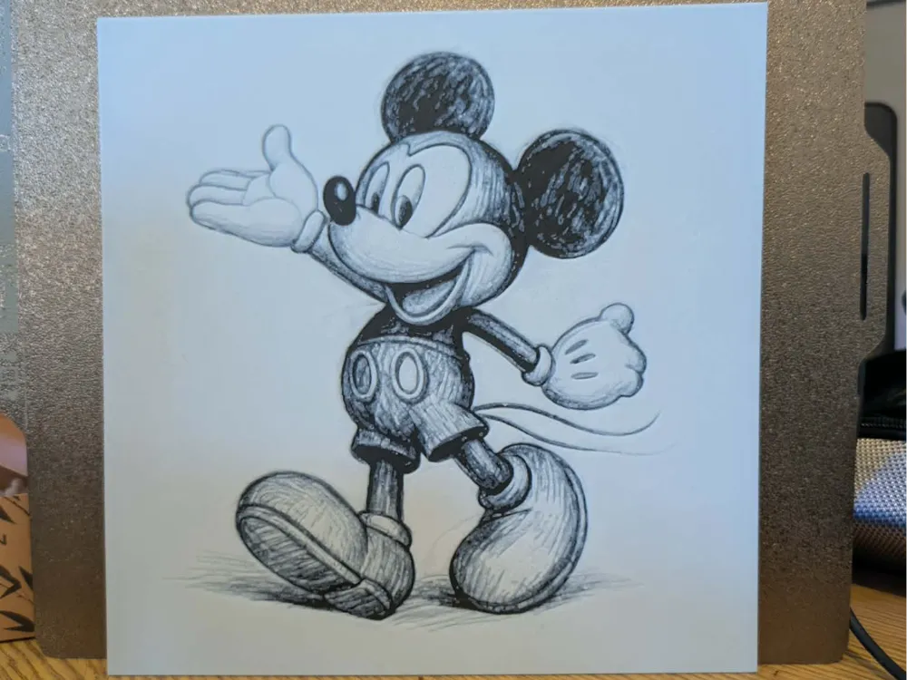 Hey mickey - hueforge by 3dGlow HueForge model: Hey mickey - hueforge by 3dGlow
