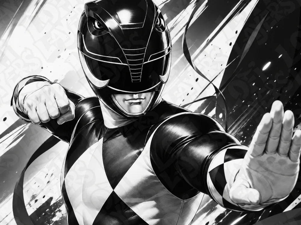 Black Ranger Hueforge by LoFi Layers HueForge model: Black Ranger Hueforge by LoFi Layers