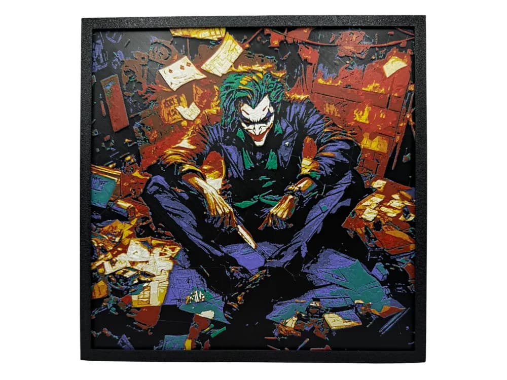 The Joker - DC Hueforge by Canadian Gamer HueForge model: The Joker - DC Hueforge by Canadian Gamer
