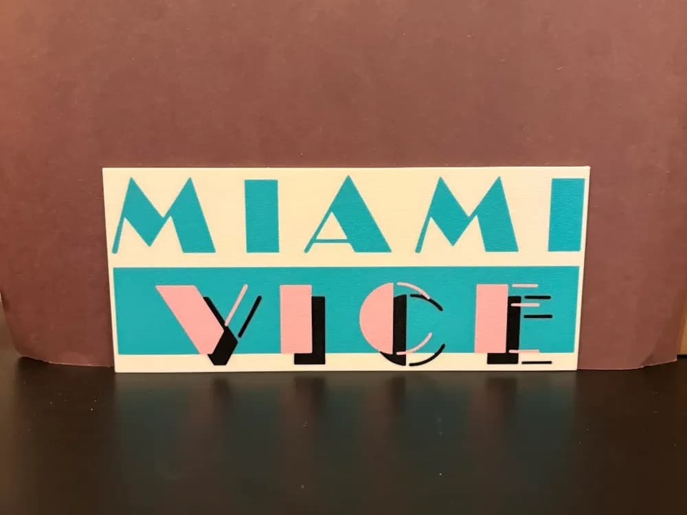 Miami Vice Logo Miami Vice Logo