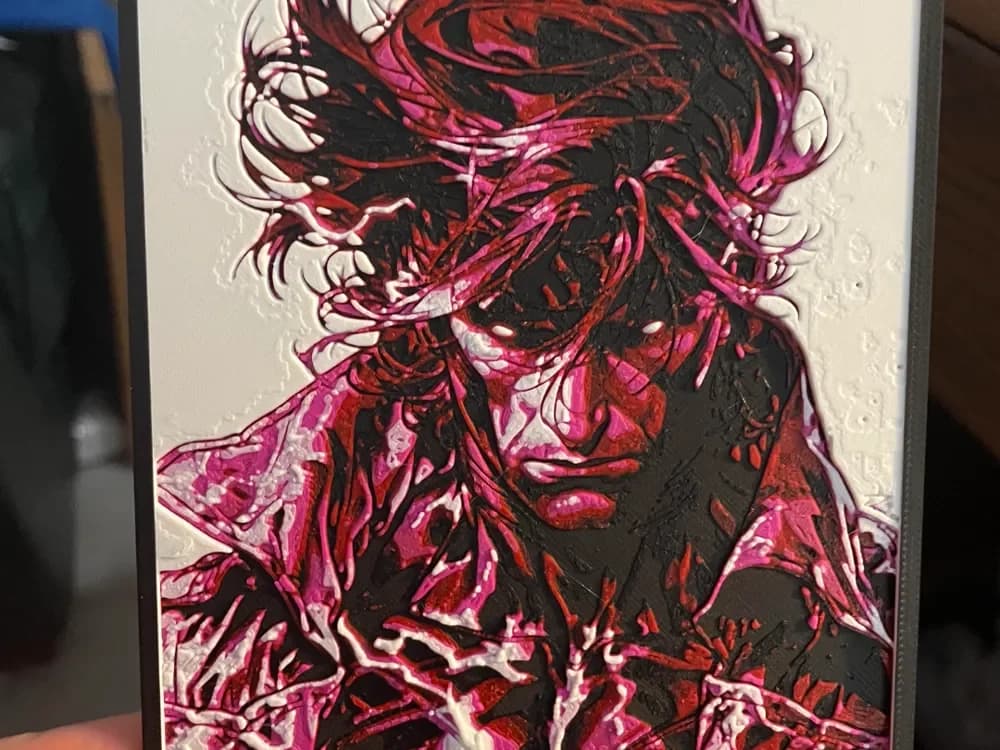 Gambit Mad V1 Hueforge by Advancedtechworldwide HueForge model: Gambit Mad V1 Hueforge by Advancedtechworldwide