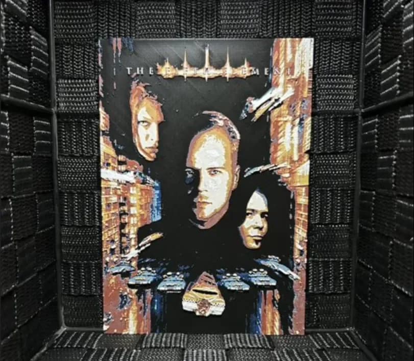 HueForge model: Hueforge Movie Poster - Fifth Element - by JoDau