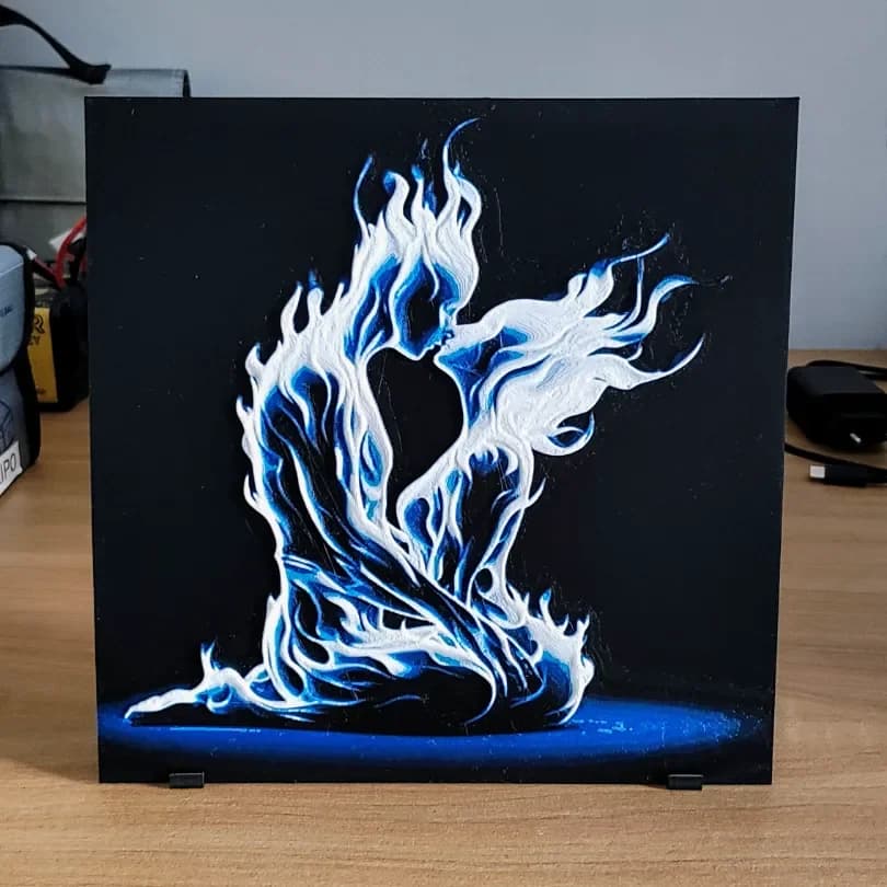 Glacial Love HueForge by enricoRE HueForge model: Glacial Love HueForge by enricoRE