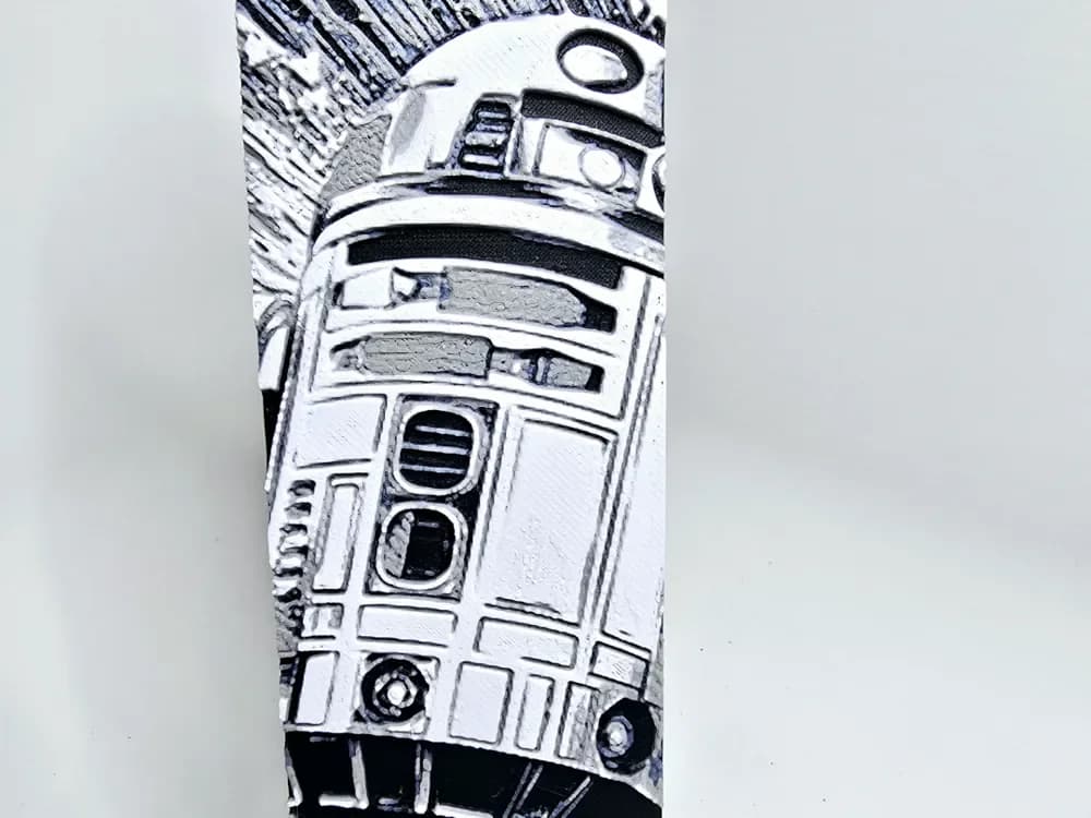 R2D2 Hueforge Bookmark by Aprilk6366 HueForge model: R2D2 Hueforge Bookmark by Aprilk6366