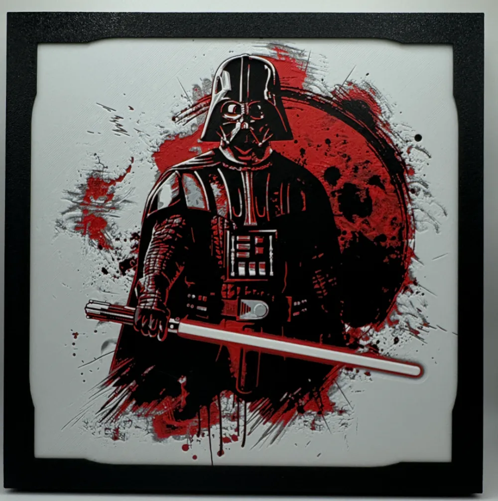 Darth Vader - Star Wars Hueforge by Canadian Gamer HueForge model: Darth Vader - Star Wars Hueforge by Canadian Gamer