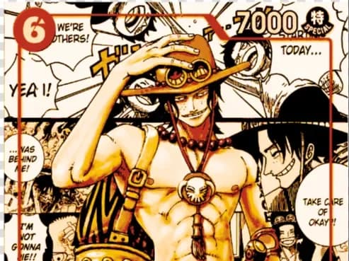 Portgas ACE Manga One Piece TCG Card Portgas ACE Manga One Piece TCG Card