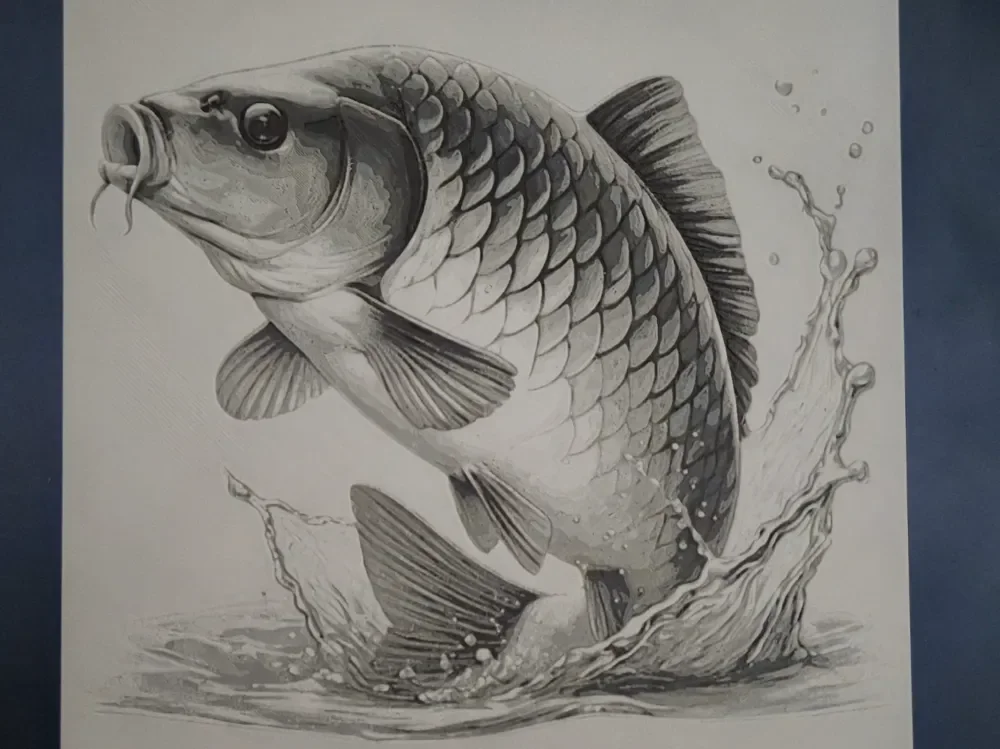 carp fish by Buntsta HueForge model: carp fish by Buntsta