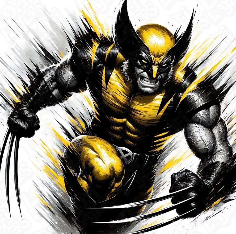 Wolverine Hueforge Wolverine Hueforge