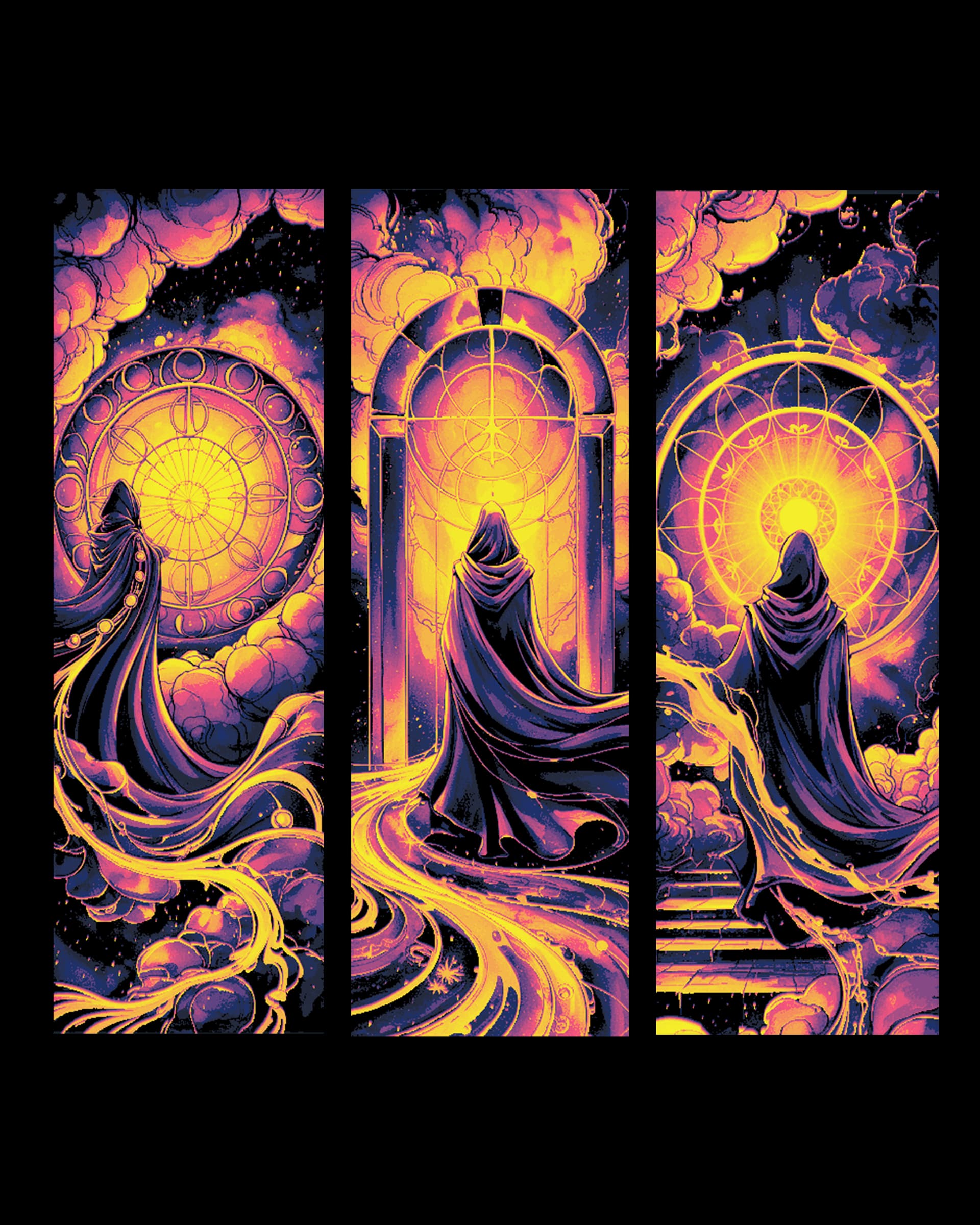 The cosmic doorway to dimensions beyond - Set of bookmarks by BooneCo3d HueForge model: The cosmic doorway to dimensions beyond - Set of bookmarks by BooneCo3d