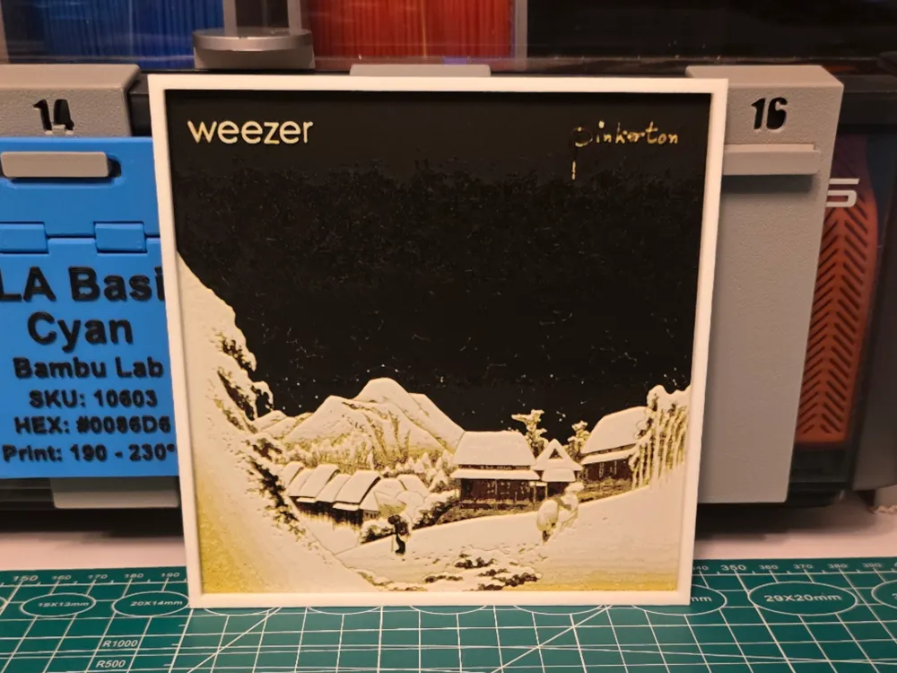 Weezer "Pinkerton" Album - Hueforge Art Weezer "Pinkerton" Album - Hueforge Art